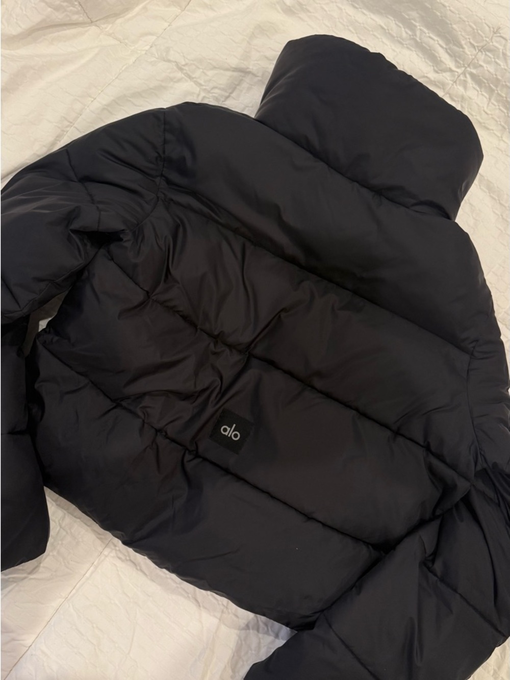 Alo Gold Rush Black Puffer Jacket